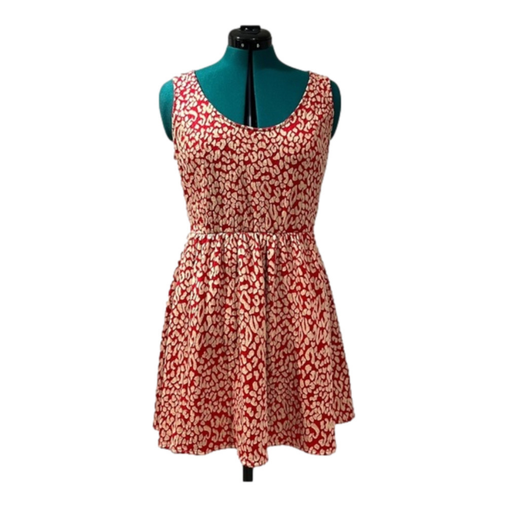 Anthropologie fit and flare dress size M Petite
